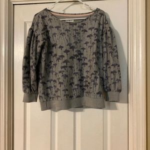 Ann Taylor Loft puffed sleeve pullover